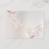 Elegant Parel Romance Bruiloft Plaatskaartje (Achterkant)