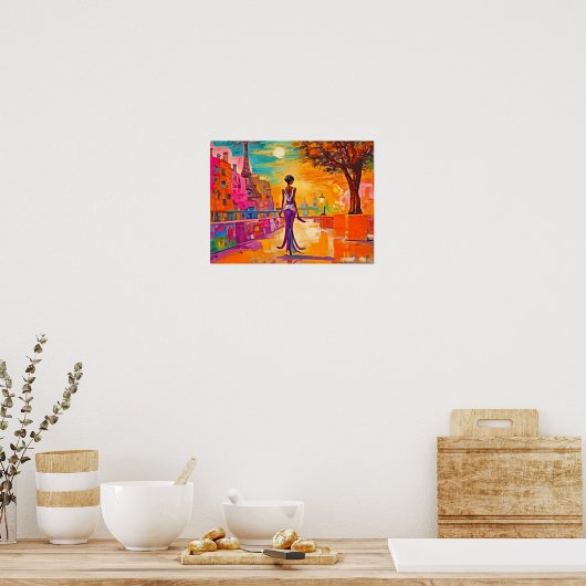 Elégant Paris Print, Value Poster Paper (Matte) (Cuisine)