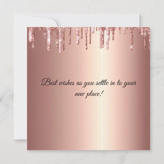 Élégant Parties scintillant Drivers Nouvelle carte (Dos)