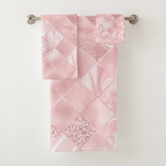 Elégant Parties scintillant en Satin rose Motif De (En situation)