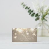 Elegant Parties scintillant or Bokeh Luxe Carte de (Debout devant)