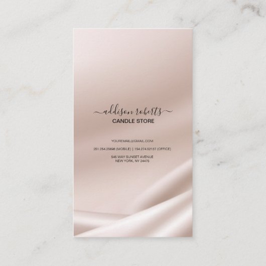 Élégant Parties scintillant or Carte de visite de (Dos)