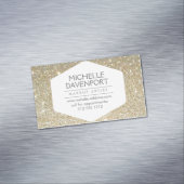 Élégant Parties scintillant or Carte de visite mag (In Situ)