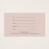 Élégant Parties scintillant rose Garland certifica (Dos)