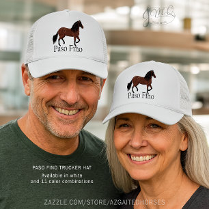 Elegant Paso Fino paardenkunstwerk Trucker Pet
