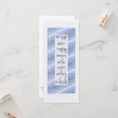 Elegant Passovercard Kaart (Voorkant / Achterkant in situ)