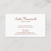 Elegant Pastel Abstract Visitekaartje (Achterkant)