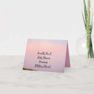 Elégant Pastel Baby shower Invitation sur mesure