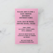 Elégant Pastel Baby shower Invitation sur mesure (Intérieur)