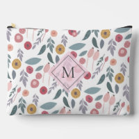 Elegant Pastel Bloemmotief Monogram