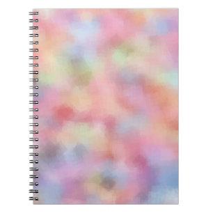 Elegant Pastel Colors Sjabloon Modern Red Notitieboek