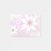 Elegant Pastel Floral Abstract | Witte roze Post-it® Notes (Voorkant)