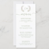 Elégant Pastel Floral Botanal Mariage Cartes de me (Devant)