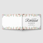 Elégant Pastel Floral Retraite Party Livre d'invit (Complet)