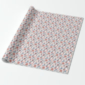 Elegant Pastel Flowers Cadeaupapier (Uitgerold)
