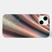 Elegant Pastel Iridescent Glitter Silk Waves Shimm Case-Mate iPhone Case (Achterkant (horizontaal))