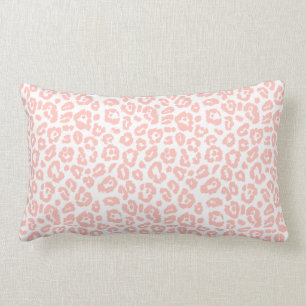 Elegant Pastel Pink Leopard Print Patroon Kussen