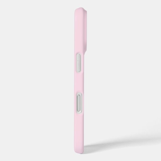 Élégant Pastel Pink Monogram coque iphone (Verso / Droite)