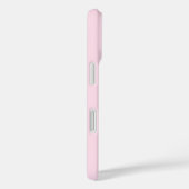 Élégant Pastel Pink Monogram coque iphone (Verso / Droite)