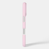 Élégant Pastel Pink Monogram coque iphone (Verso / Droite)