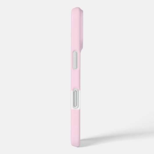 Élégant Pastel Pink Monogram coque iphone (Verso / Droite)