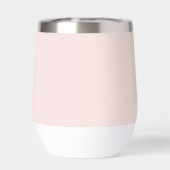 Elégant Pastel Rose Bow & Nom Personnalisé (Arrière)