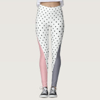 Elegant pastel roze paarse meetkundige poka dots