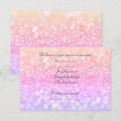 ELEGANT pastel sparkle ALL OCCASION RSVP (Voorkant / Achterkant)