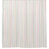 Elégant Pastel Stripes Douche Rideau (Devant)