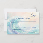 Elegant Pastel Watercolor Rsvp | Soft Blush (Devant)