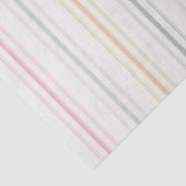 Elegant pastelstrepen tissue papier (Detail)
