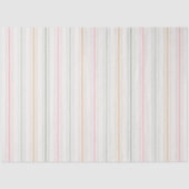 Elegant pastelstrepen tissue papier (Voorkant)