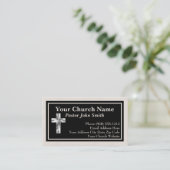 Élégant Pasteur de l'Eglise Cartes de visite de li (Debout devant)