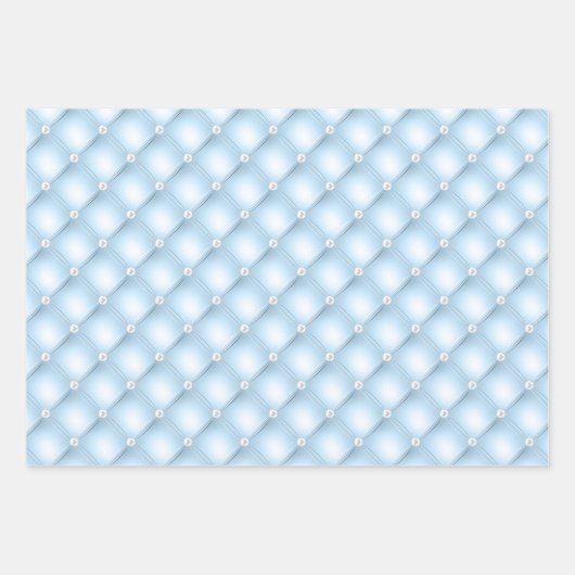 Elegant Patel Blue, Paars & Roze Diamond Tufed Inpakpapier Vel (Voorkant 3)