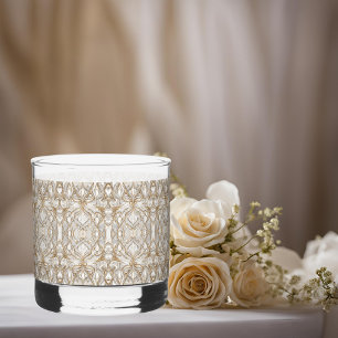 Elegant patroon whisky glas