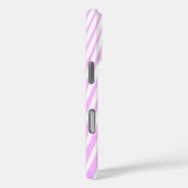 Elegant patroonontwerp in roze en wit Case-Mate iPhone case (Achterkant / Rechts)