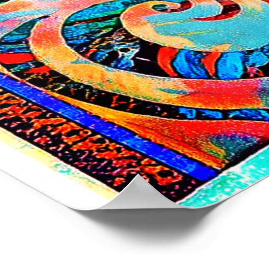 Elegant Pattern 57793 Poster (Hoek)