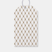 Elegant Pattern Angel Fish Gift Labels Cadeaulabel (Achterkant)