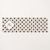 Elegant Pattern Monogram Yoga Mat (Voorkant (horizontaal))