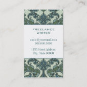 Elegant Pattern Visitekaartje (Achterkant)