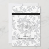 Elegant Pattern & Wax Seal Weddenschap Hartelijk d Bedankkaart (Voorkant)