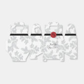 Elegant Pattern & Wax Seal Wedding Bedankdoosjes (Uitgevouwen)