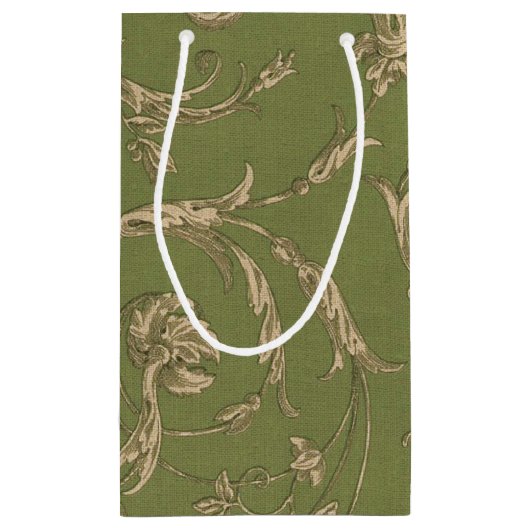 Elegant Pattern Wedding Favor Klein Cadeauzakje (Achterkant)