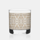Elegant Pattern Whisky Glas (Voorkant)