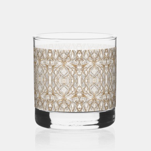 Elegant Pattern Whisky Glas (Voorkant)
