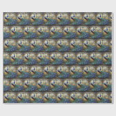 Elegant Pauw Gift Wrap papier (Vlak)