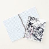 Elégant paysage asiatique Carnet spirale (Intérieur)