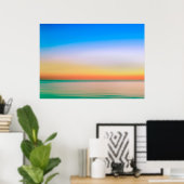 Élégant paysage coloré | Poster (Bureau à domicile)