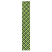 Elegant Pea Green Play Pattern Large Table Runner Lange Tafelloper (Voorkant)