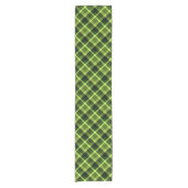 Elegant Pea Green Play Pattern Small Table Runner Korte Tafelloper (Voorkant)